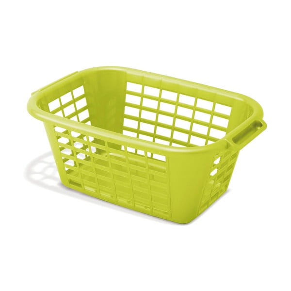 Zelena košara za perilo Addis Rect Laundry Baske, 40 l