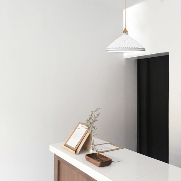 Bela viseča svetilka SULION Elena, višina 150 cm-image-2