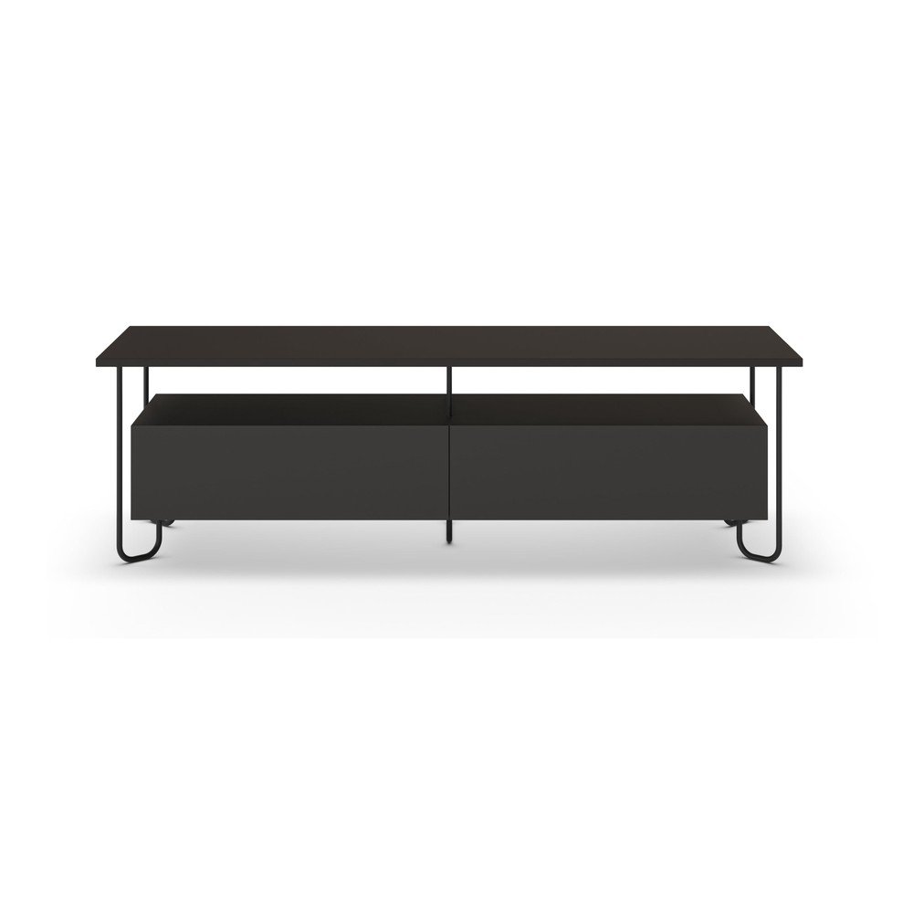 Črna TV omarica 150x45 cm Dilly
