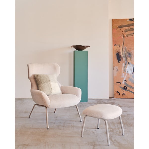 Bež fotelj Belina – Kave Home-image-1