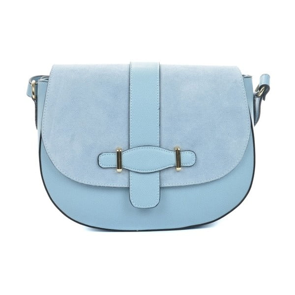 Svetlo modra usnjena torbica Mangotti Torbe Adona