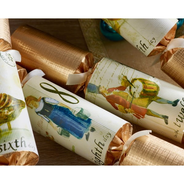 Božične pokalice v kompletu 12 kos 12 Days of Christmas - Robin Reed-image-2