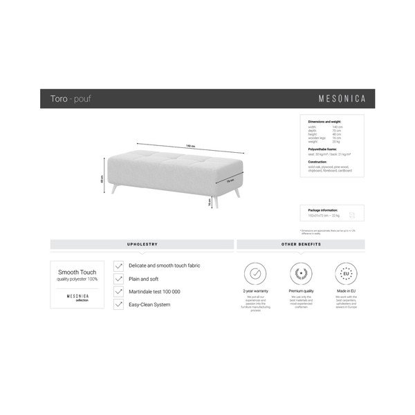 Turkizno moder otoman MESONICA Toro-image-3
