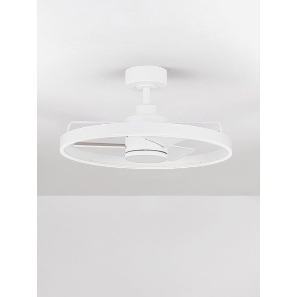 Bela kovinska LED zatemnitvena stropna svetilka Lunair – Nova Luce-image-4