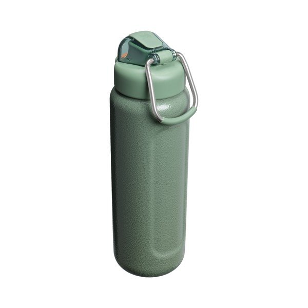 Zelena steklenica za vodo za na pot iz nerjavečega jekla 700 ml Wellspring Bottle Hammertone Green – Stanley-image-2