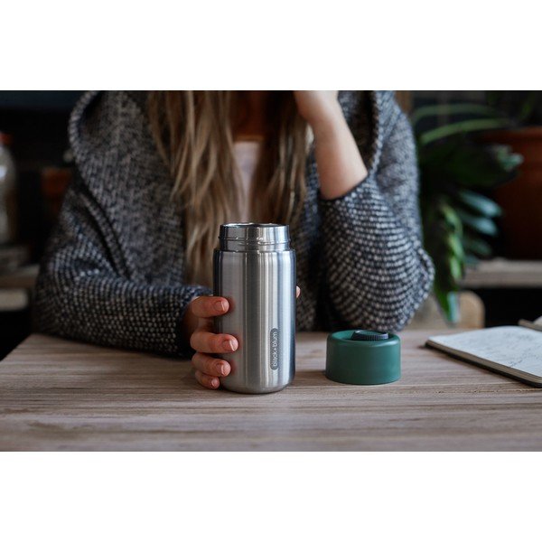 Termo lonček iz nerjavečega jekla v srebrni barvi 340 ml – Black + Blum-image-1