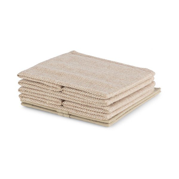 Bež tekstilne škatle za shranjevanje v kompletu 2 ks 14x12x12 cm Sandy – Compactor-image-4