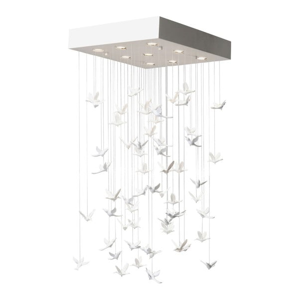 Bela viseča svetilka Kare Design Birds
