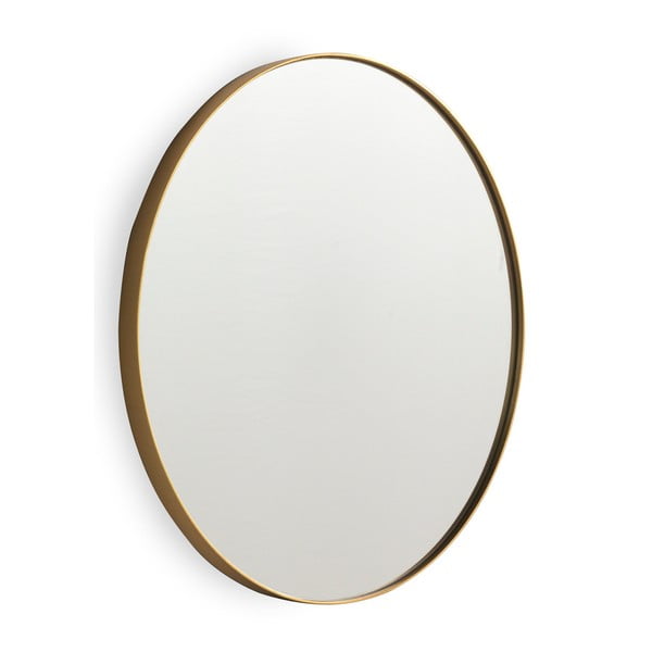 Stensko ogledalo v zlati barvi Geese Pure, 50 x 60 cm