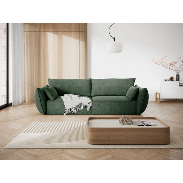 Temno zelen kavč 208 cm Vanda - Mazzini Sofas-image-1