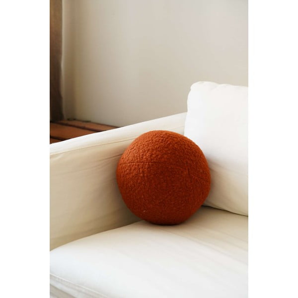 Okrasna blazina iz tkanine bouclé ø 25 cm Top – Mioli Decor-image-1
