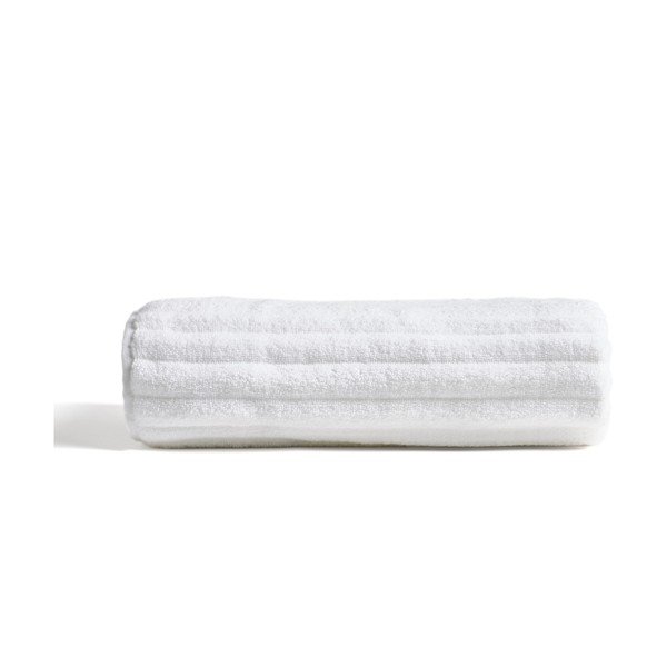 Bela frotirna bombažna brisača 70x140 cm Navira – Kave Home