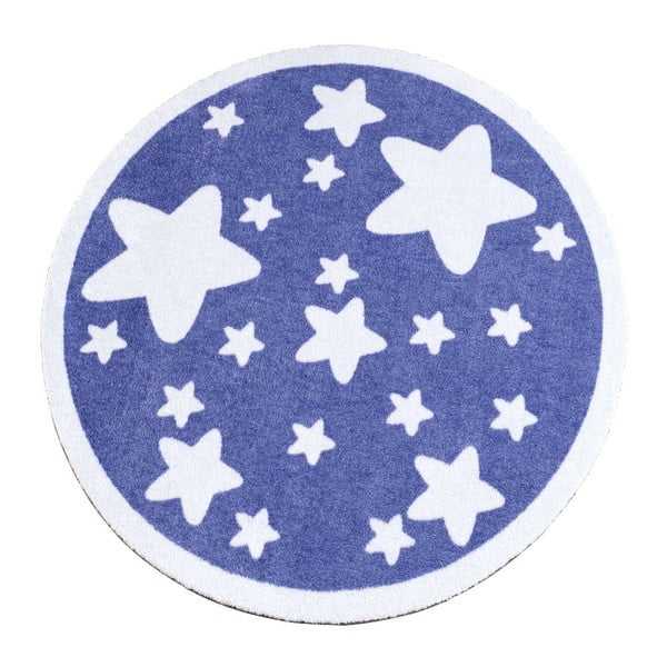 Otroška vijolična preproga Zala Living Star, ⌀ 100 cm