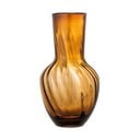 Rjava steklena ročno izdelana vaza (višina 27 cm) Saiqa – Bloomingville
