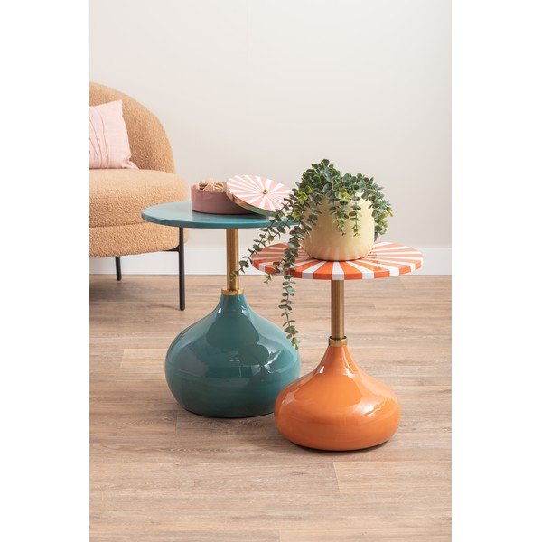 Kovinska okrogla stranska mizica ø 46 cm Kensi – Leitmotiv-image-2