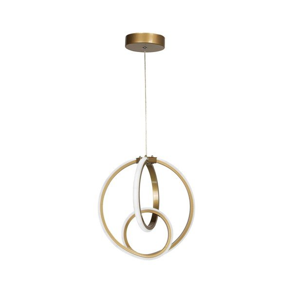 Kovinska LED viseča svetilka v bronasti barvi ø 28,5 cm Neo – Squid Lighting