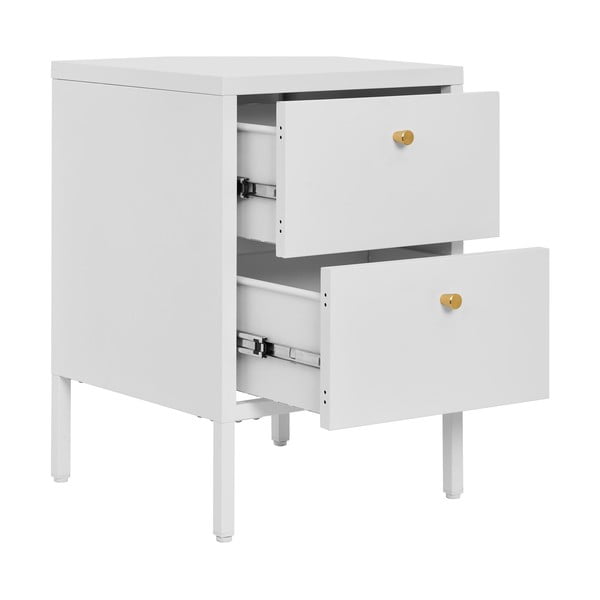 Bela kovinska nočna omarica Dalby – House Nordic-image-3