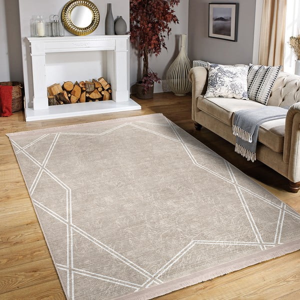 Bež preproga 120x180 cm - Mila Home-image-1