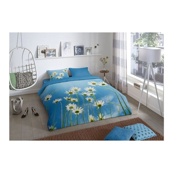 Bombažno posteljno perilo Dobro jutro Sunny, 200 x 200 cm-image-1