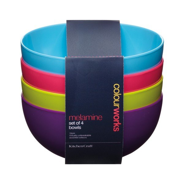 Komplet 4 skled Kitchen Craft Colourworks, 15 cm-image-1