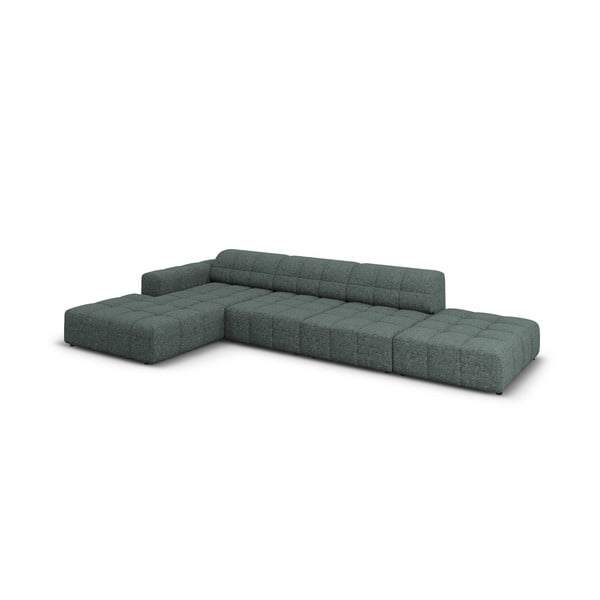 Turkizna kotna sedežna garnitura (levi kot) Chicago – Cosmopolitan Design-image-3