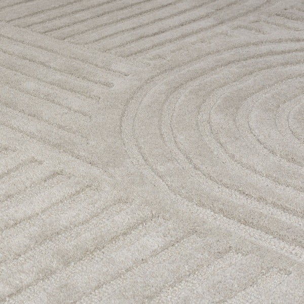 Siva volnena preproga Flair Rugs Zen Garden, 120 x 170 cm-image-4