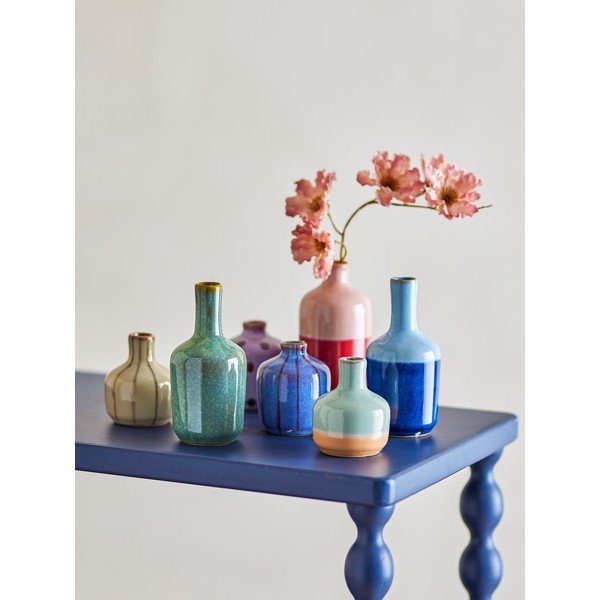 Ročno poslikane vaze v kompletu 7 ks iz kamenine (višina 14 cm) Maien – Bloomingville-image-3