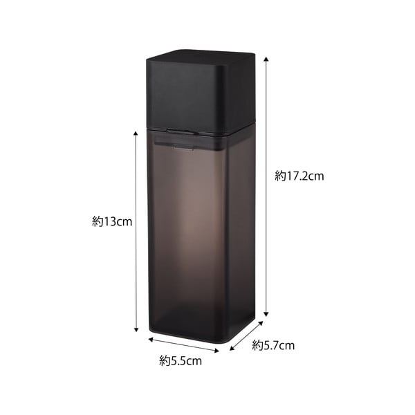 Črna posoda za olje Yamazaki Tower, 250 ml-image-2