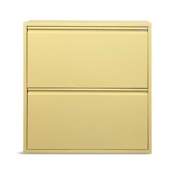 Svetlo rumena jeklena preklopna/stenska omarica za čevlje 75x77,5x22,5 cm Billy – Spinder Design-image-3