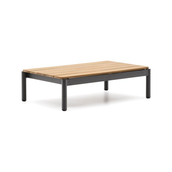 Vrtna klubska mizica iz masivnega tika 57x91 cm Sorells – Kave Home