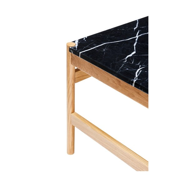 Marmorna stranska mizica 40x60 cm Raw – Hübsch-image-3