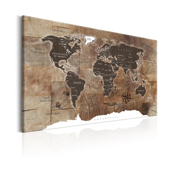 Zemljevid sveta Bimago Wooden Mosaic, 120 x 80 cm-image-2