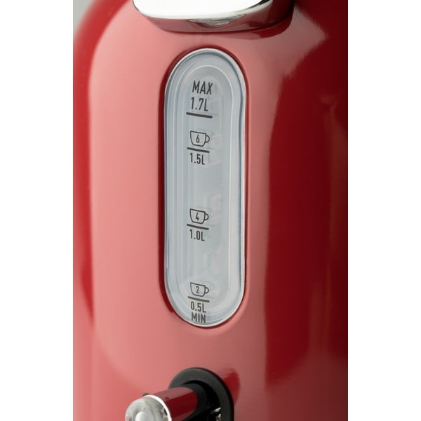 Rdeč grelnik vode 1,7 l Dorset Putty – Haden-image-4
