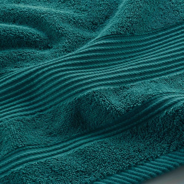 Temno zelena bombažna brisača iz frotirja 90x150 cm Tendresse – douceur d'intérieur-image-2