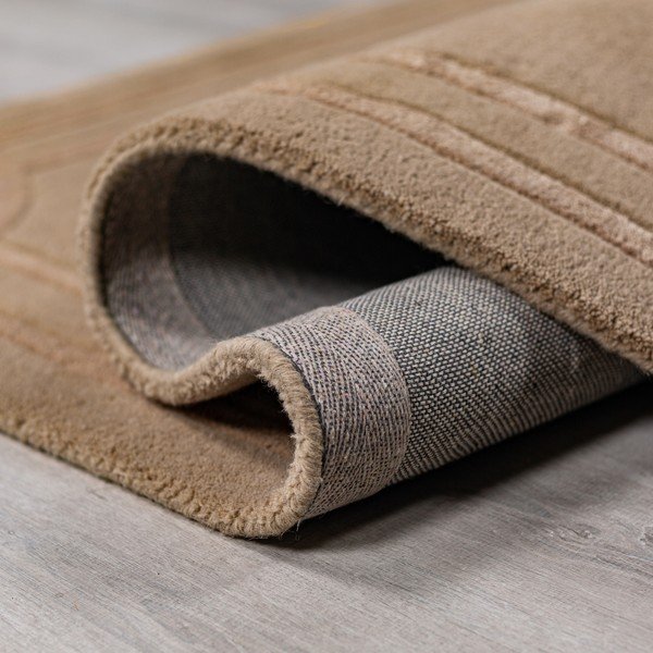 Rjava ročno tkana volnena preproga 120x170 cm Gatsby – Flair Rugs-image-3