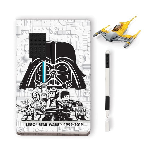 LEGO® Star Wars Naboo Starfighter zvezek, pisalo in gradbeni set