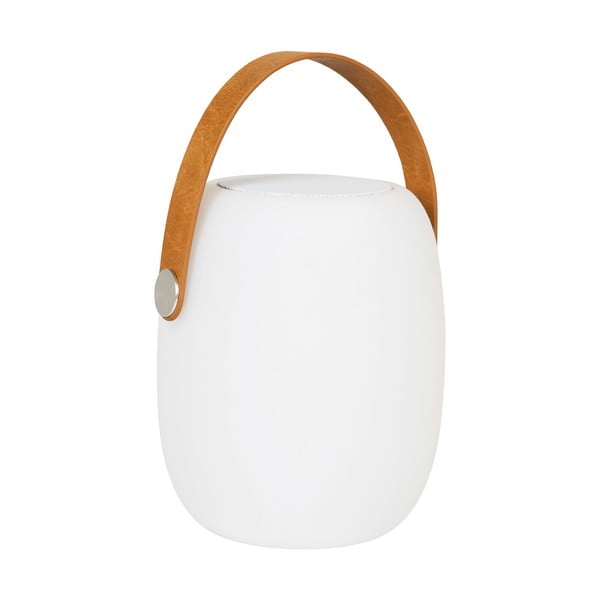 LED prenosljiva zunanja svetilka s časovnikom in zvočnikom na USB ø 18 cm Cardiff – House Nordic