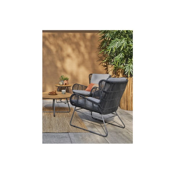 Črn vrtni stol Exotan Grace-image-2