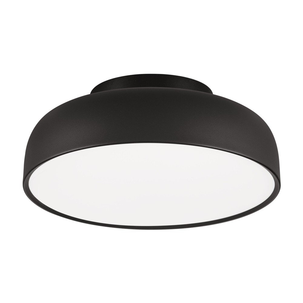 Mat črna aluminijasta LED zatemnitvena stropna svetilka Noelia