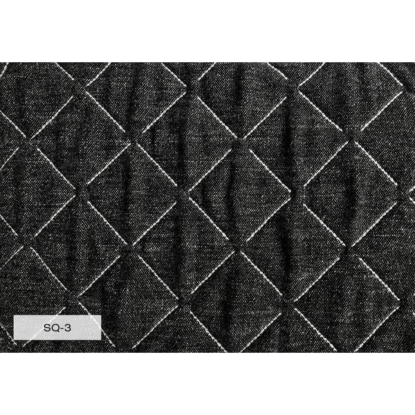 Črna oblazinjena zakonska postelja z letvenim dnom 180x200 cm Sleepy Luna - Miuform-image-4