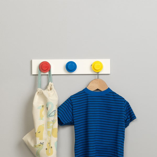 Stenski obešalnik v Rdeč, moder in rumen barvi LEGO®-image-1