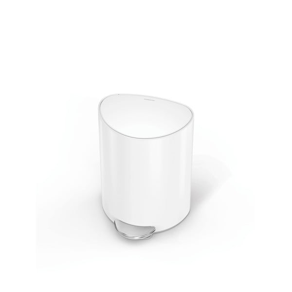 Bel kovinski koš za smeti s pedalom 6 l – simplehuman-image-3