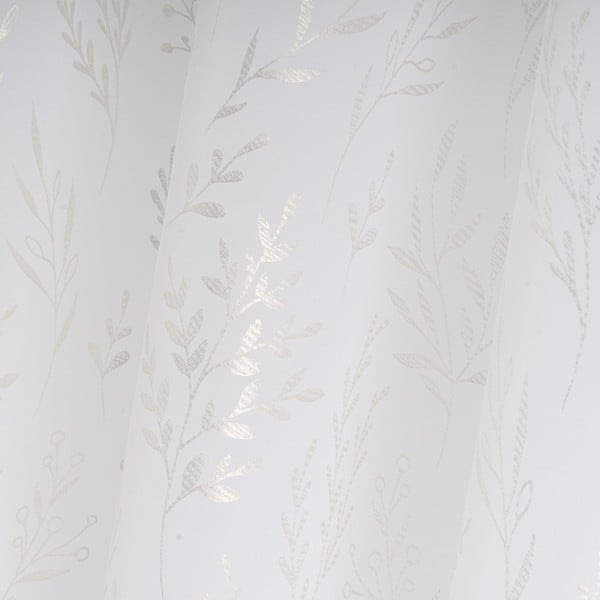 Srebrno-bela prosojna zavesa 140x260 cm Buds – Casa Selección-image-4
