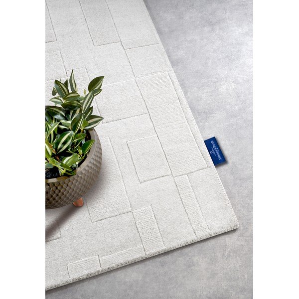 Kremno bel ročno tkan volnen tekač 80x250 cm Wilhelmine – Villeroy&Boch-image-2