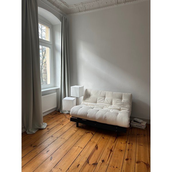 Modrozelena raztegljiva sedežna garnitura 140 cm Roots Black Night – Karup Design-image-1