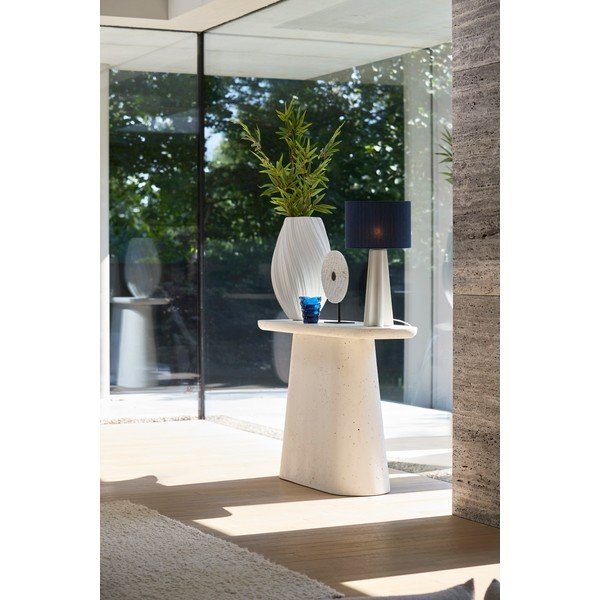Bela stranska mizica 40x120 cm Hamura – Light & Living-image-1