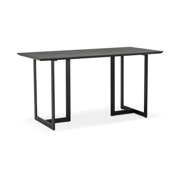 Črna pisalna miza Kokoon Dorr, 150 x 70 cm-image-1