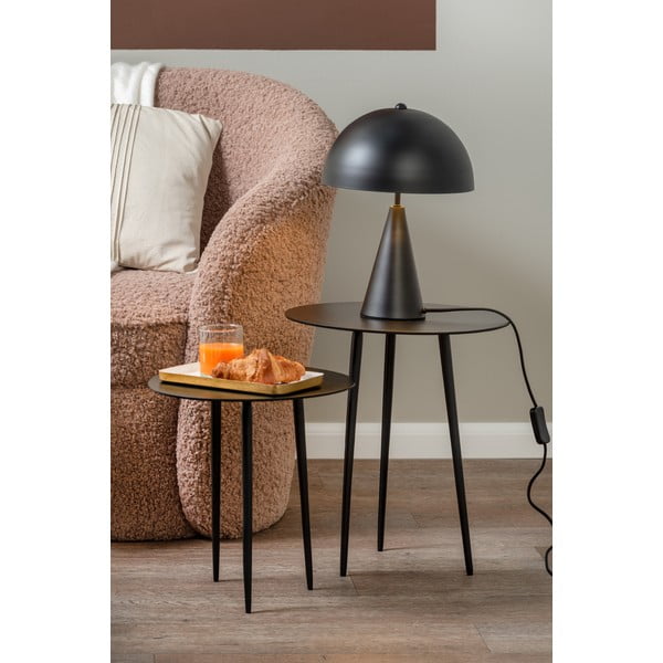 Črna namizna svetilka Leitmotiv Sublime, višina 35 cm-image-1