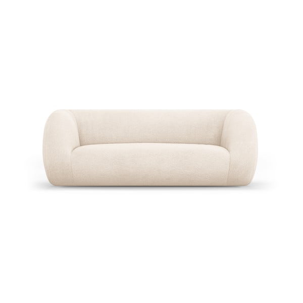 Kremno bela sedežna garnitura iz tkanine bouclé 210 cm Essen – Cosmopolitan Design