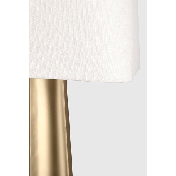 Stoječa svetilka v zlati barvi s tekstilnim senčilom (višina 151 cm) Tripura – Bizzotto-image-2